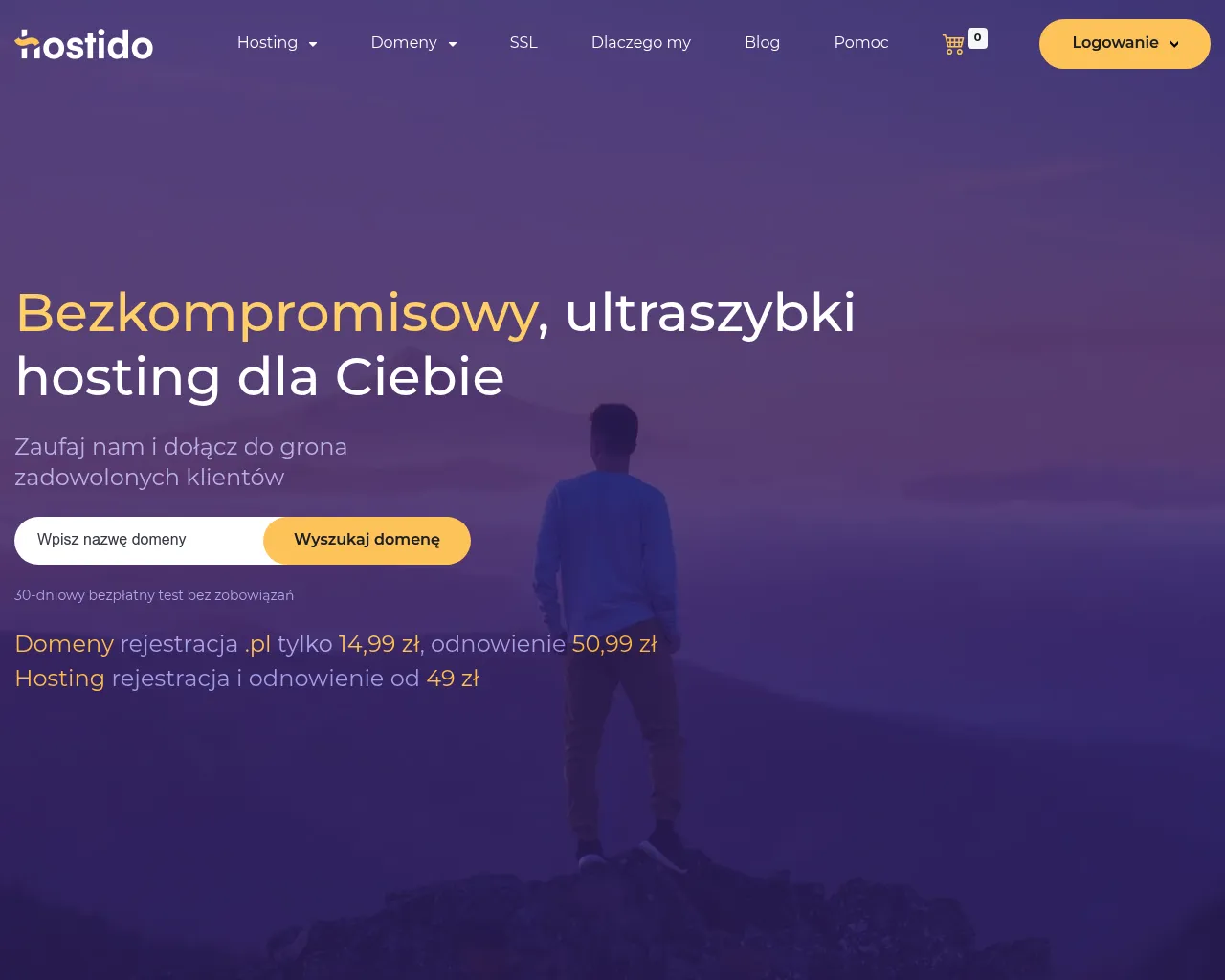 Hostido strona główna